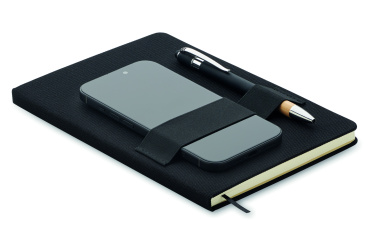 Logotrade promotional giveaway picture of: A5 RPET notebook with pen