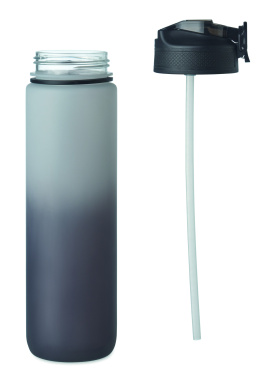 Logo trade promotional merchandise image of: Sports water bottle RPET 1L