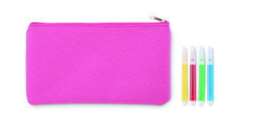 Logo trade promotional merchandise photo of: Pencil case with markers