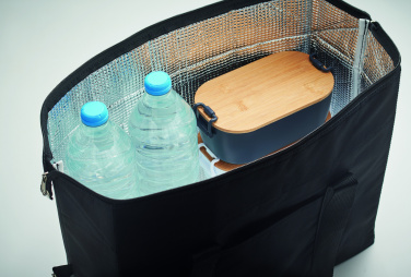 Logo trade promotional items image of: 300D RPET cooler bag 3L