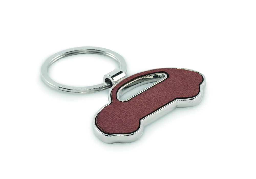 Logotrade business gift image of: Car shaped key ring