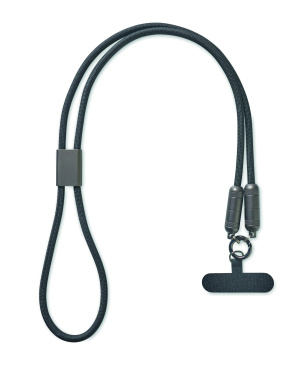 Logotrade promotional gift picture of: 60W phone holder lanyard cable