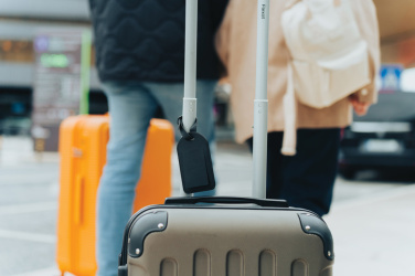 Logotrade promotional products photo of: Globetrack RCSrPolyester luggage tag with worldwide locating