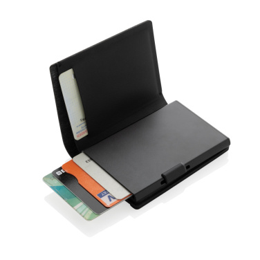 Logotrade corporate gift image of: Seekcard RCS rpolyester card wallet with worldwide locating