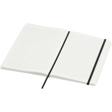 Logo trade advertising products image of: Holm A5 stone paper hard cover notebook with lined pages