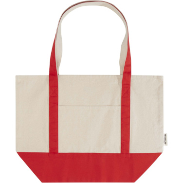 Logo trade corporate gifts picture of: Sam 320 g/m² GRS recycled cotton tote bag