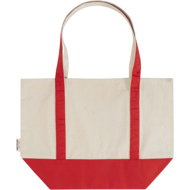 Logotrade promotional product picture of: Sam 320 g/m² GRS recycled cotton tote bag