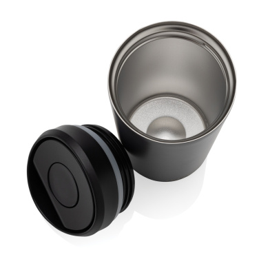 Logo trade corporate gift photo of: Avira Alix RCS re-steel click tumbler 400ML