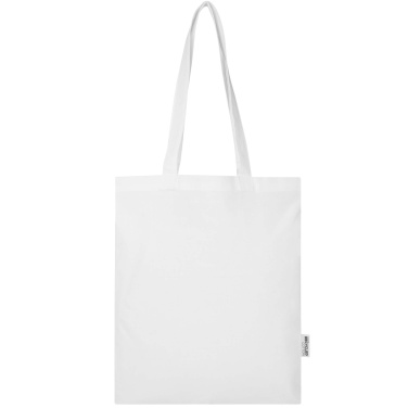 Logotrade promotional giveaway image of: Madras Blend 140 g/m² GRS recycled cotton tote bag 7L
