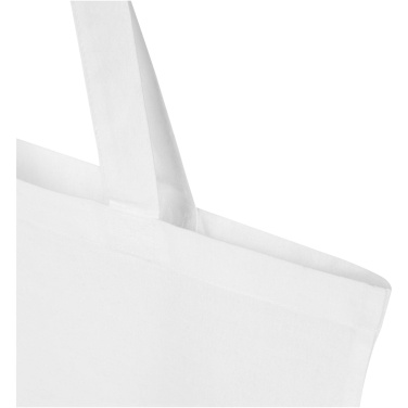 Logotrade promotional item picture of: Madras Blend 140 g/m² GRS recycled cotton tote bag 7L