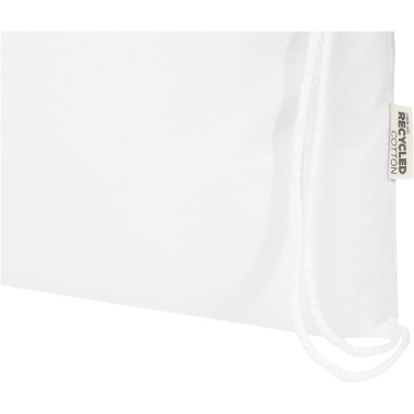 Logo trade promotional giveaways image of: Oregon Blend 140 g/m² GRS recycled drawstring bag 5L