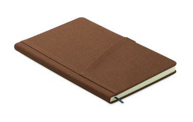 Logo trade promotional giveaway photo of: A5 notebook PU front pocket