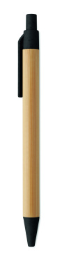 Logotrade advertising products photo of: Push button ball pen in bamboo