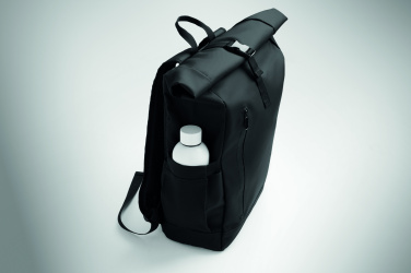 Logo trade promotional items picture of: Rolltop laptop rucksack 600D