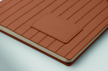 Logotrade promotional giveaway image of: A5 notebook in smokey PU