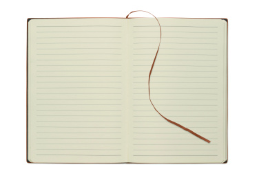 Logo trade advertising products image of: A5 notebook in smokey PU