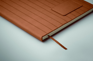 Logotrade promotional merchandise image of: A5 notebook in smokey PU