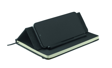Logotrade promotional item image of: A5 notebook with phone holder
