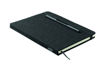 Logo trade promotional items picture of: A5 notebook with phone holder