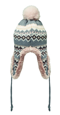 Logo trade advertising products picture of: Knitted beanie with ear flap