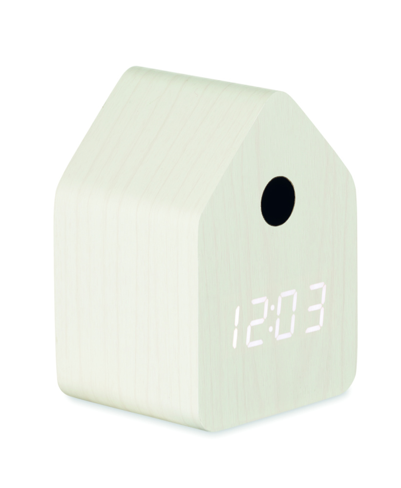 Logotrade corporate gift image of: MDF cuckoo alarm clock