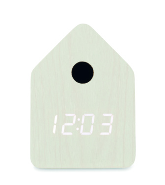 Logo trade corporate gift photo of: MDF cuckoo alarm clock