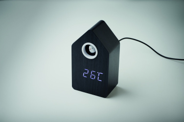 Logotrade corporate gift picture of: MDF cuckoo alarm clock