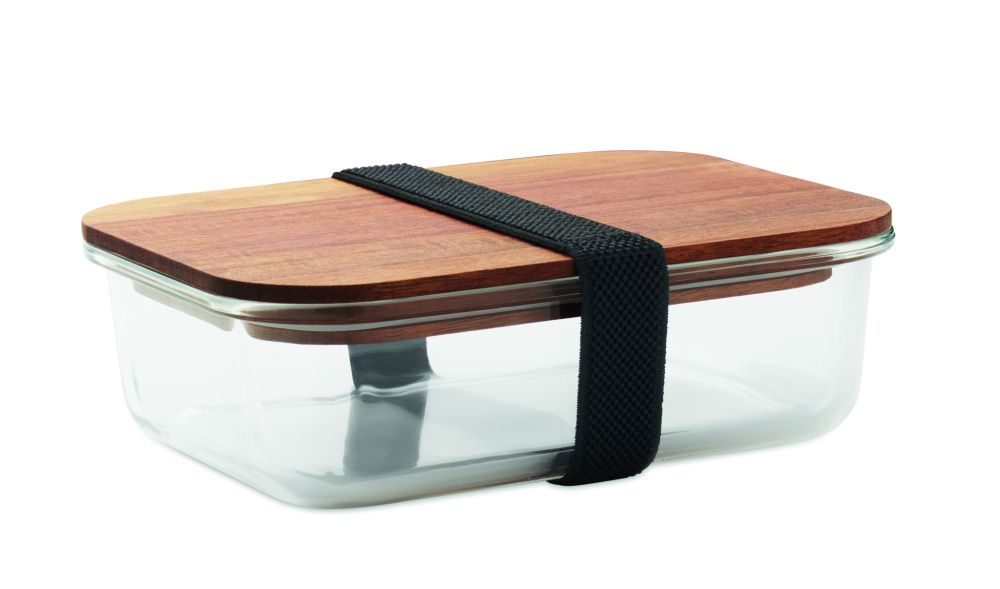 Logotrade promotional product picture of: Glass lunch box 800ml