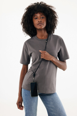 Logo trade promotional item photo of: CarryLoop RCS recycled PET adjustable phone holder lanyard