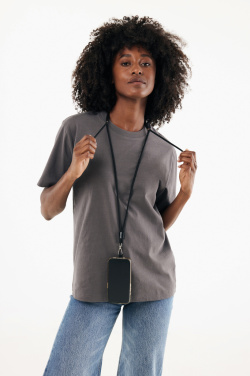 Logo trade corporate gift photo of: CarryLoop RCS recycled PET adjustable phone holder lanyard