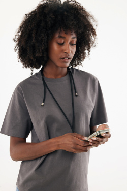 Logo trade advertising product photo of: CarryLoop RCS recycled PET adjustable phone holder lanyard