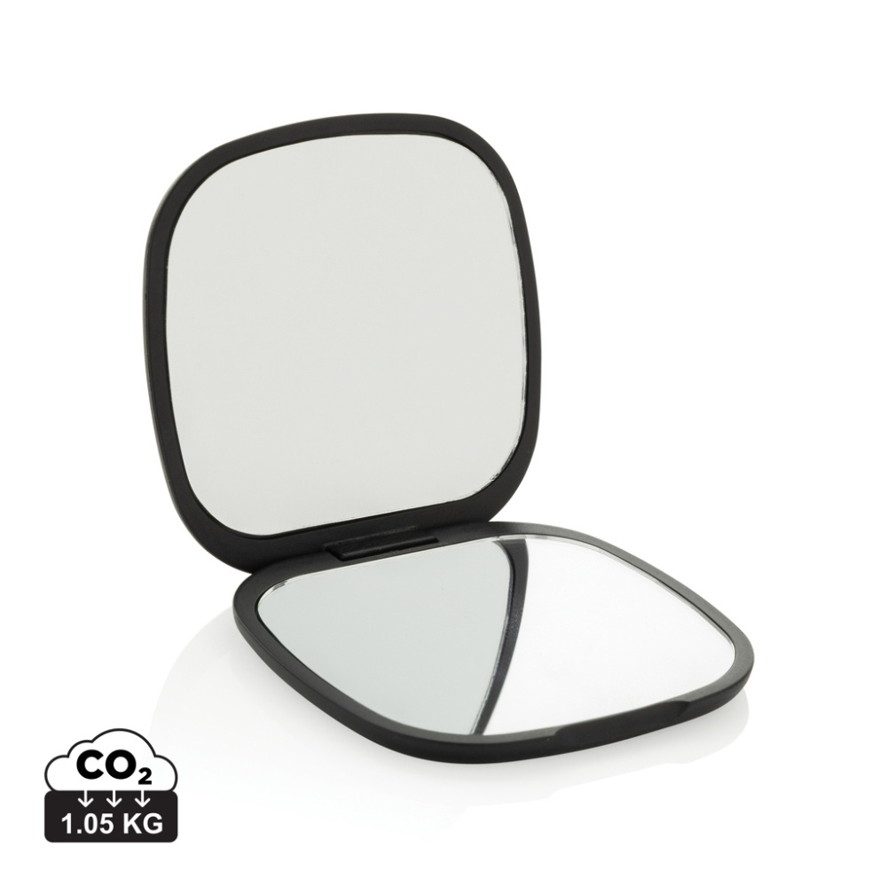 Logotrade promotional products photo of: Reflecta RCS recycled plastic make-up mirror