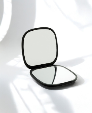 Logo trade promotional merchandise image of: Reflecta RCS recycled plastic make-up mirror