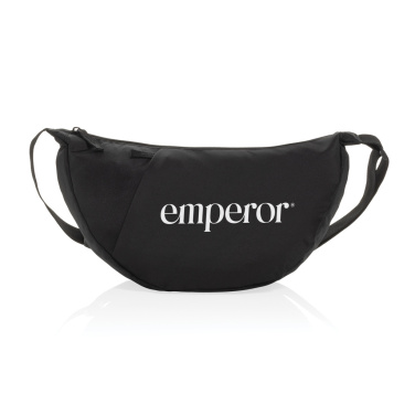 Logo trade promotional merchandise picture of: Crescent XL AWARE™ RPET half moon sling bag