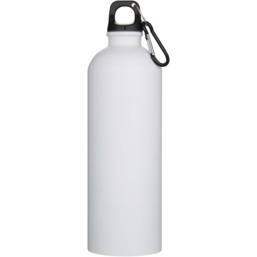 Logotrade promotional item picture of: Oregon 750 ml matte RCS recycled single wall stainless steel water bottle with carabiner