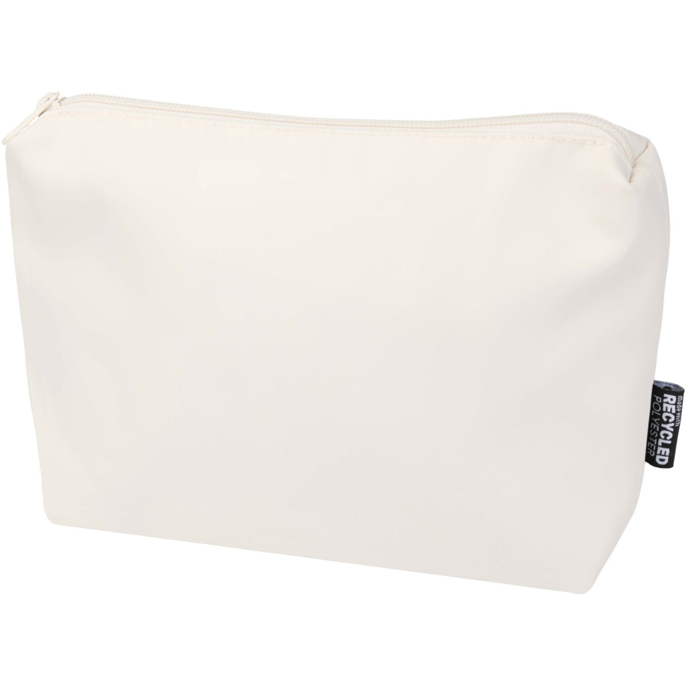 Logo trade promotional merchandise image of: Trip Aware™ recycled travel toiletry pouch 2L