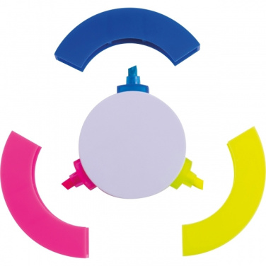 Logo trade promotional products image of: 3-in-1 Highlighter ANDORRA