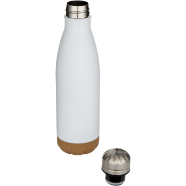 Logotrade corporate gift picture of: Cove 500 ml double wall vacuum insulated stainless steel water bottle with cork details