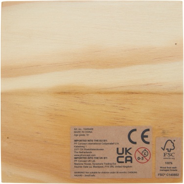 Logotrade meene foto: Strobus puidust tic-tac-toe mäng