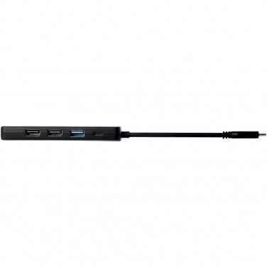 Logotrade firmakingi foto: Loop RCS taaskasutatud plastist multimeediumiadapter USB 2.0-3.0 HDMI-pordiga