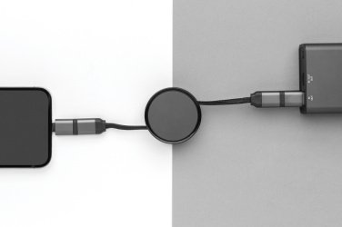 Logotrade firmakingitused pilt: Terra RCS taaskasutatud alumiiniumist sissetõmmatav 6-ühes kaabel