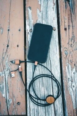 Logotrade reklaamkingid pilt: Ohio RCS-sertifikaadiga taaskasutatud plastist 6-ühes kaabel