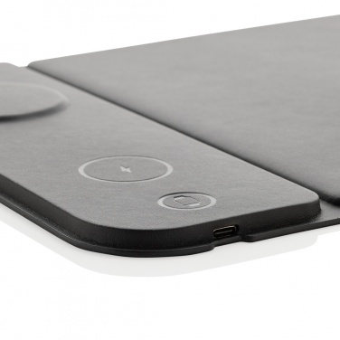 Logo trade reklaamtooted foto: Swiss Peak RCS taaskasutatud PU 15W 3 in 1 laadimishiirepadi