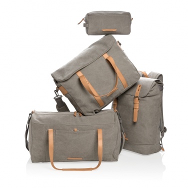 Logo trade ärikingi pilt: Lõuendist sülearvutikott PVC-vaba