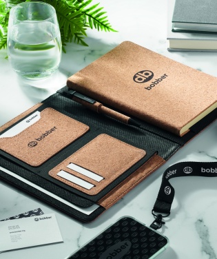 Logotrade ärikingitused pilt: A5 märkmik-mapp korgist