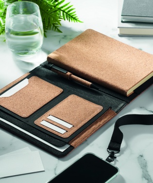 Logo trade ärikingi pilt: A5 märkmik-mapp korgist