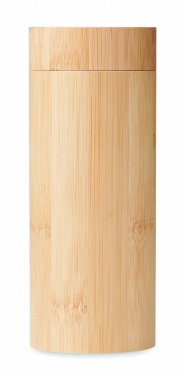 Logotrade reklaamkingituse foto: Päikeseprillid ja ümbris bambusest KEILA