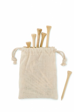 Logo trade meene pilt: 20 bambusest golfi t-de komplekt