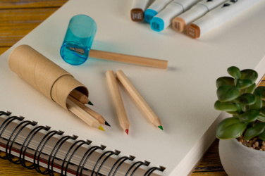 Logotrade reklaamtoote foto: Puidust värvipliiatsid BECKY