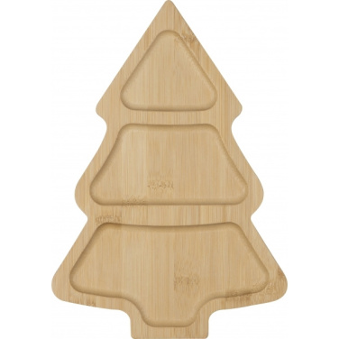 Logo trade reklaamkingituse pilt: Bambusest suupistealus LOUISVILLE